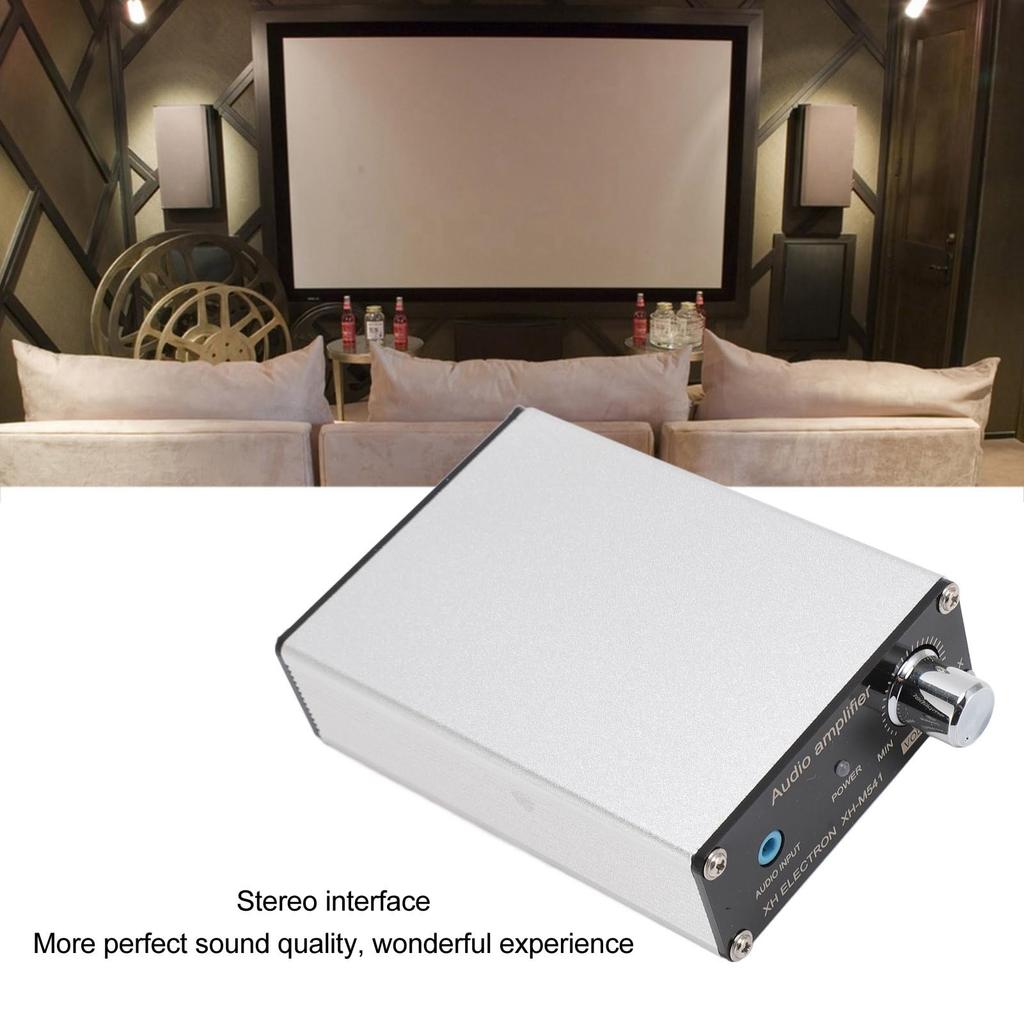 Subwoofer 60W 60W Dual Channel Digital Power Amplifier HiFi Subwoofer Audio Amplifier for Home Speaker XH-M541 Amplifier, + Bookshelf, Computer,