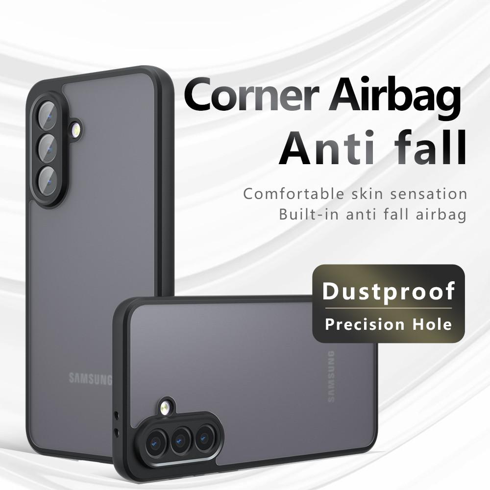 Роскошный матовый прозрачный чехол-броня для телефона Samsung A06 A16 A26 A36 A56 A15 A25 A35 A55 A14 A24 A34 A54 Акриловый противоударный чехол