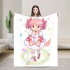 Puella Magi Madoka Magica Плед Коралловый флис Плюшевый Кондиционирование Милый Аниме Дышащий Супермягкий Плед Накидки