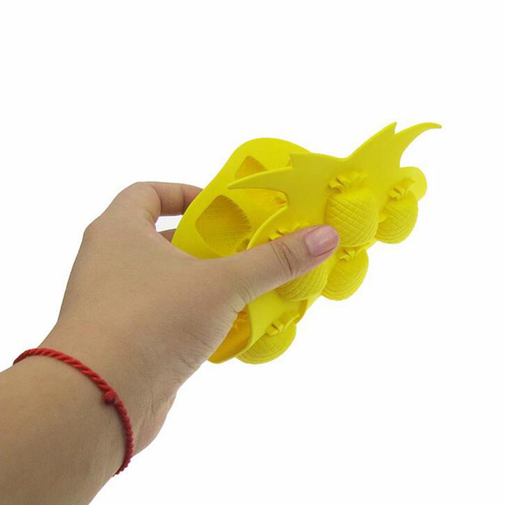 Silicone Ice Mold 12 Even Pineapple Shape DIY Baking Mould Tool for Jelly Pudding Chocolate Cake