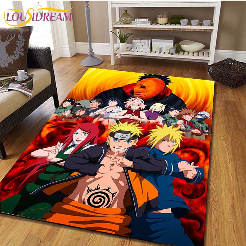 Аниме Наруто узор ковры гостиная противоскользящий коврик детские коврики для спальни коврик для йоги большой ковер декор