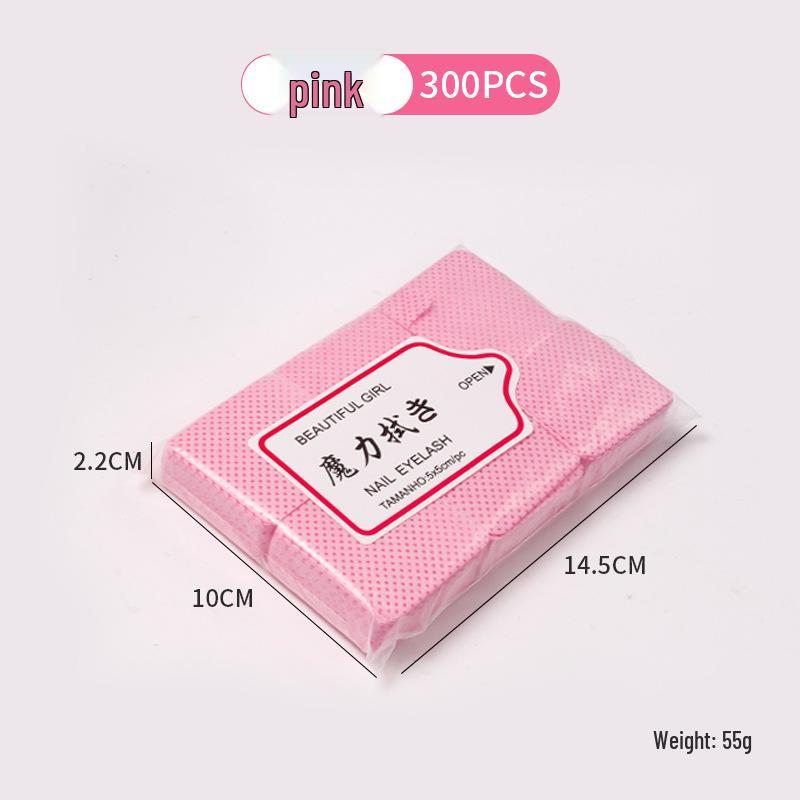 Безворсовые салфетки для очистки клея для нейл-арта и ресниц