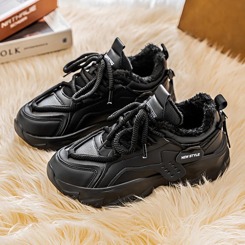 Мужская обувь зима новая молодежная спортивная универсальная повседневная обувь на платформе с увеличением роста Форрест Гамп папины кроссовки