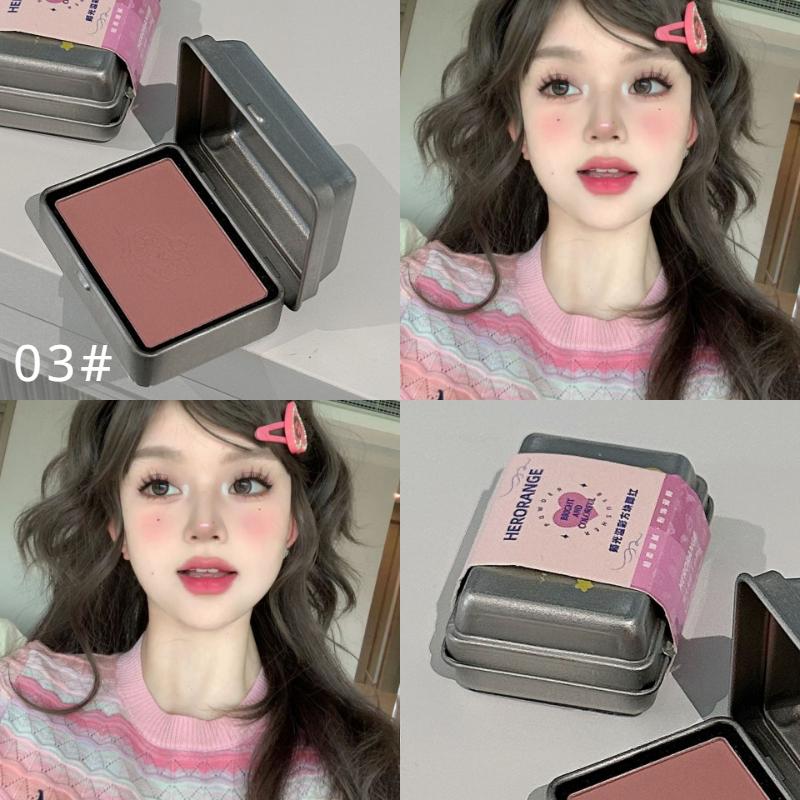 Румяна Square Iron Box, прозрачный и чистый корейский порошок Sweet Sister Yuanqi, не летающий!