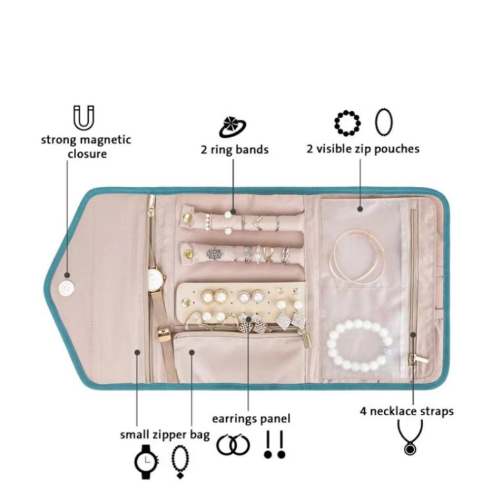 Органайзер для ожерелий Органайзер для ювелирных изделий Чехол для браслета Сумка-клатч Подарочные принадлежности для вечеринок