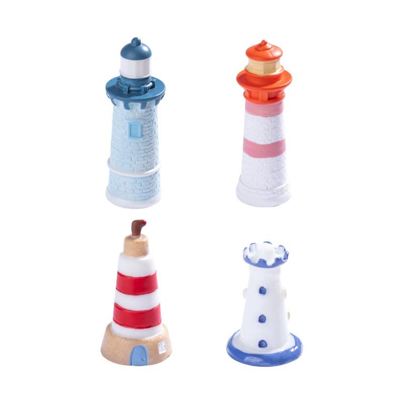 Микро-ландшафт Средиземноморский Маяк Пляж Ландшафтное Украшение Экологическая Бутылка Аксессуары Миниатюрные Мини-украшения