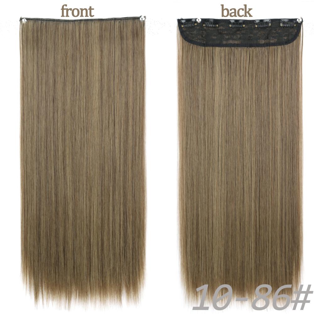 MERISIHAIR Длинные волнистые синтетические волокна 22 дюйма 5 зажимов для наращивания волос Волнистые прямые волосы Черный Коричневый Блондинка Повседневная одежда