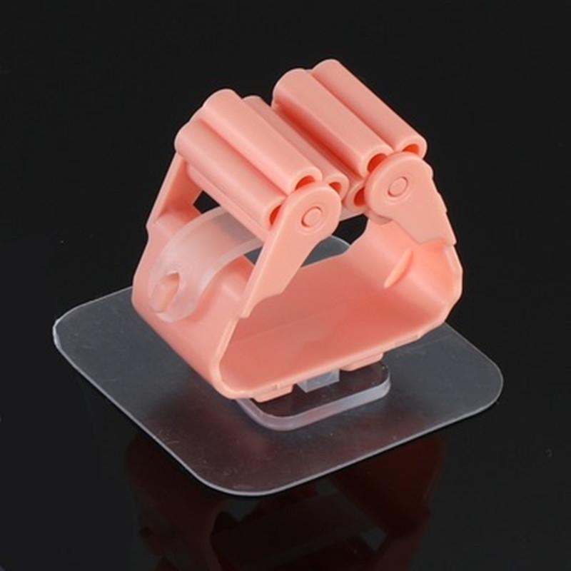 Бесследный настенный держатель для швабры и веника без гвоздей