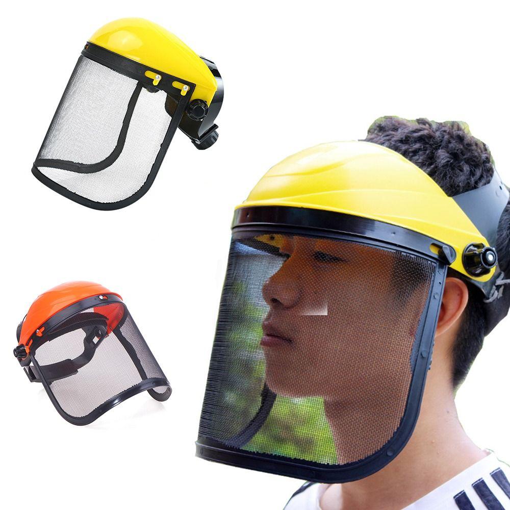 Face Protector Grass Trimmer Helmet With Full Face Garden Helmet Breathable Garden Mask Lawn Mower