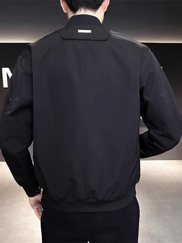 Стильная мужская куртка-бомбер: Весна/Осень 2025 - Модный, Высококачественный, Повседневный Бейсбольный Стиль