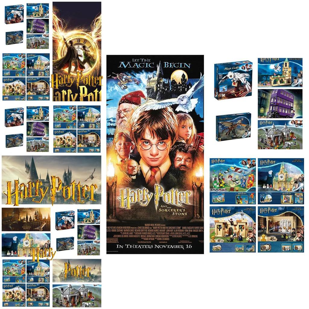 Harry Potter Hogwarts Castle Building Blocks Toy Abs Plastic Construction Small Granule Type A Great Gift For Teens