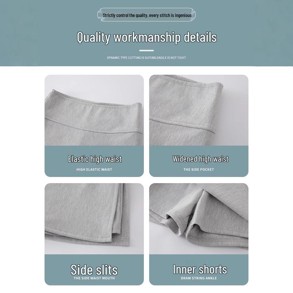 2024 Douyin High Waist Slimming A-line Bodycon Midi Skirt for Women