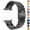 Stainless Steel Strap For Apple Watch Band 38mm 42mm Metal WatchBand 40mm 44mm Sport Bracelet for iWatch Series 7/6/SE/5/4/3/2