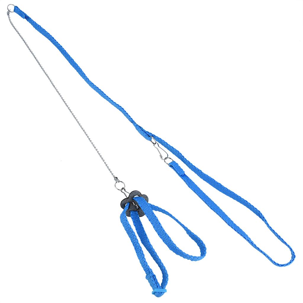 Fiber Adjustable Soft Bird Harness for Pet Parrot Outdoor Training and Playing