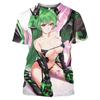 Hyperdimension Neptunia 3D Print Anime Harajuku O-neck T-Shirts Men Street Wear Oversized Hentai Sexy Loli Punk Tops