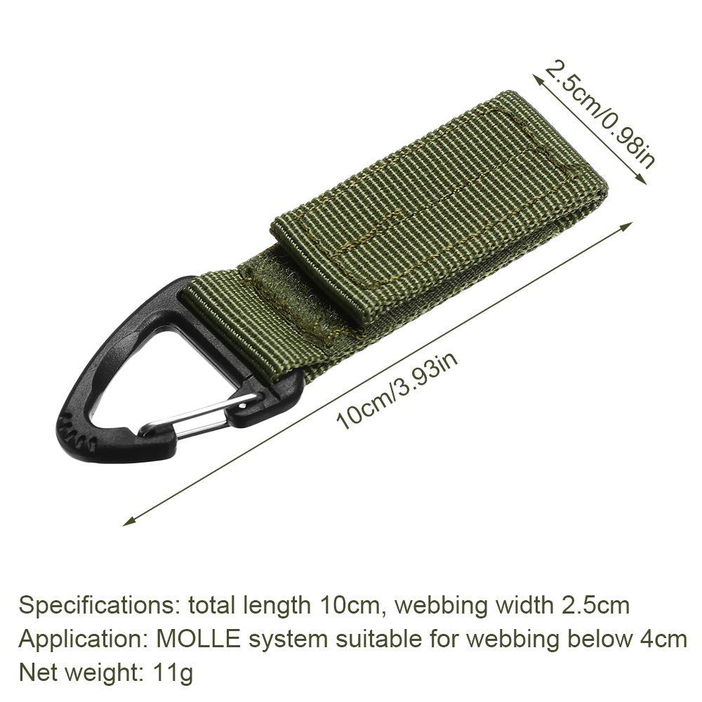Durable Clip Supplies EDC Equipment Belt Clips Keychain Hang Buckle Strap Carabiners
