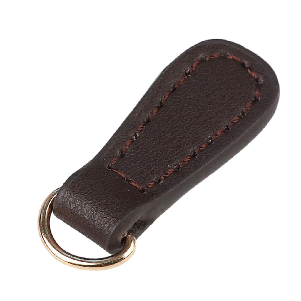 2 Pieces/Set Stylish Zip Pull Strap PU Leather Zipper Pullers Zipper Tags for Boot Jacket Bag Purse Handbag Replacement