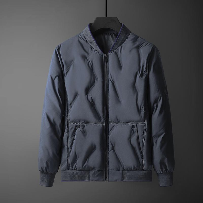 Хлопковая одежда Мужская Новая Зимняя Свободная Хлопковая Куртка с Воротником Бейсбол Утепленная Парная Хлопковая Куртка