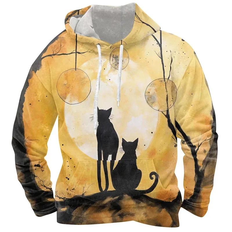 Новая Свободная толстовка с капюшоном Explosive Halloween Skull с 3D-принтом для мужчин и женщин, модный хип-хоп-джемпер с длинными рукавами