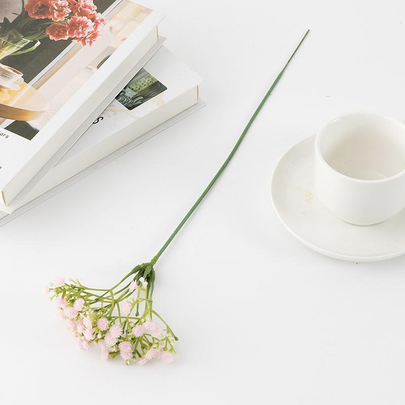 20 шт. 42 см Babys Breath Real Touch Поддельные цветы Гипсофила Цветочные оптом для дома Свадьба Гостиная Сад Декор двора Искусственные цветы