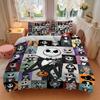 Nightmare Before Christmas Bedding 3 Piece Set Hd Print Duvet Cover Pillowcases For Teens Adult Bedroom Decoration Christmas Gift C9211608