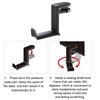 Headphone Stand PC Gaming Headset Stand Under Desk 360 Degree Rotating Headphone Hook Clamp-On Headphone Holder