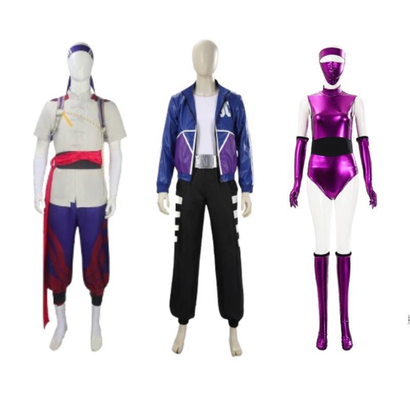 Костюм Cosplay Mortal Kombat Jc с полиэстером для ролевых игр по аниме