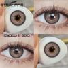 Eyeshare Colored Contact Lenses Brown Comfortable Fashion Contact Lenses Green Natural Colored Contact Lenses Blue Annual Cosmetic Lenses 1 Pair