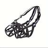 Big Dog Muzzle Mouth Cover Prevent Biting Screaming Eat Small Large Dog Masks Pet Bark Stopper Bar Reflective Tape