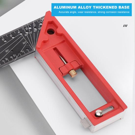 Угловая линейка для деревообработки Высокоточная конструкция с защитой от падения Широкое применение Многофункциональная точность угла