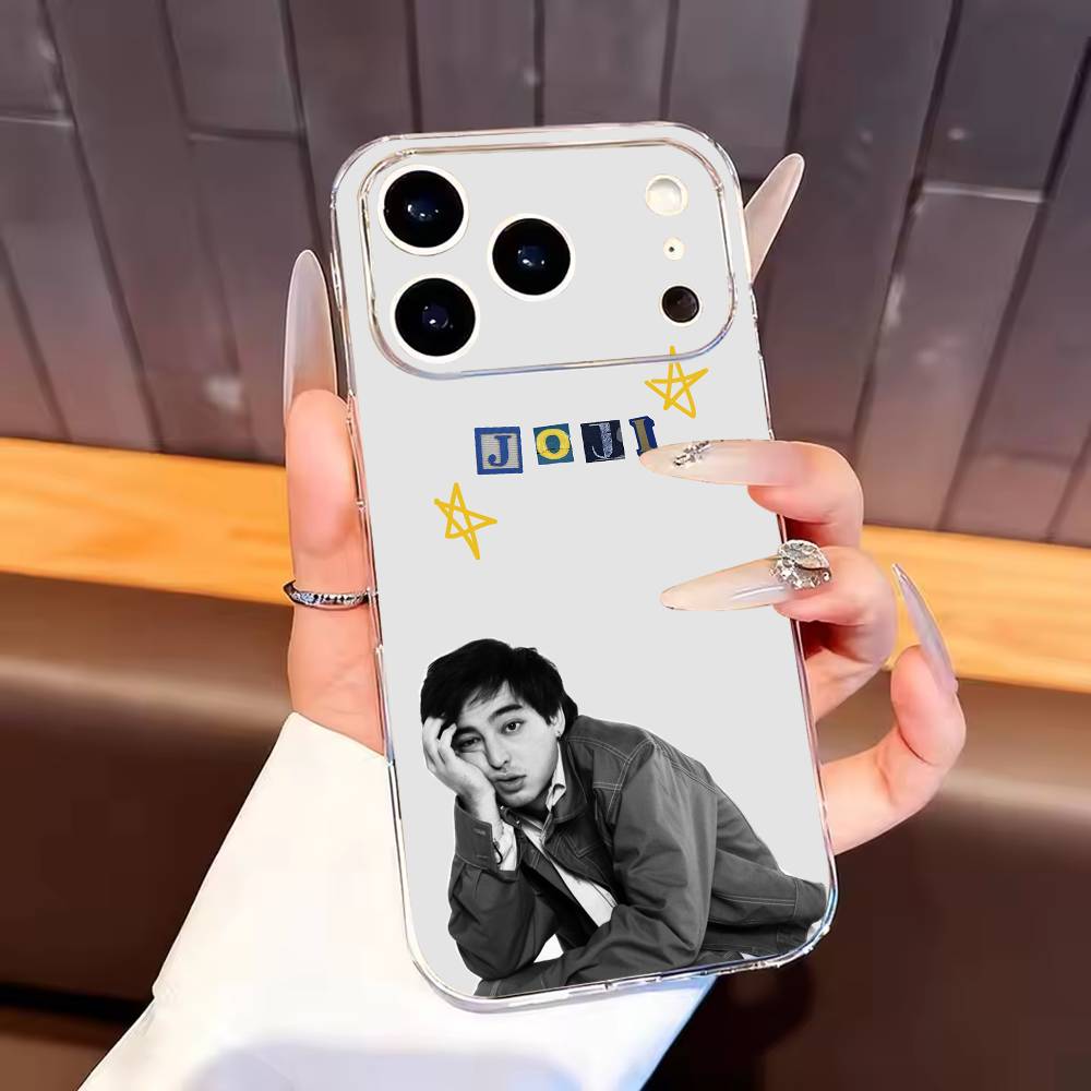 Singer J-Joji Smithereens Phone Case For iPhone17,16,15,14,13,12,11 Plus,Pro Max Soft Transparent Cover