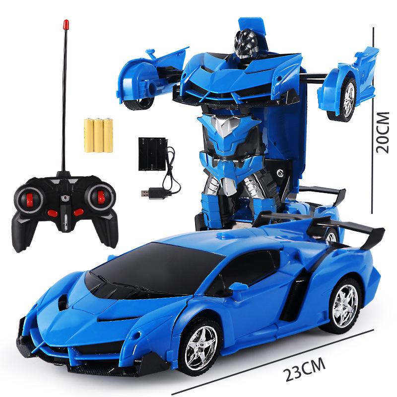 2в1 RC автомобиль спортивный автомобиль трансформация модели роботов дистанционное управление деформация автомобиля RC боевая игрушка