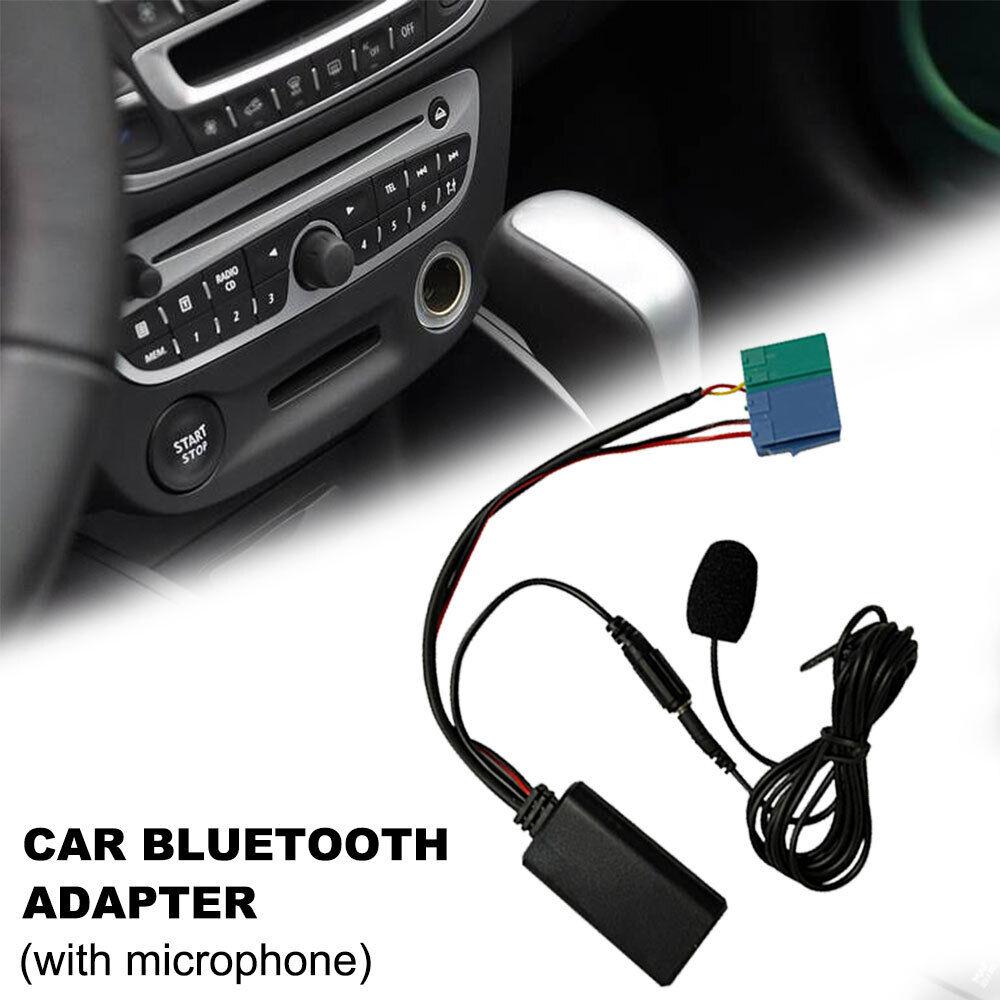 Biurlink Автомобильный Bluetooth-модуль Адаптер AUX МИКРОФОН Handsfree MINI ISO 6-контактный AUX-кабель для радио Renault Updatelist