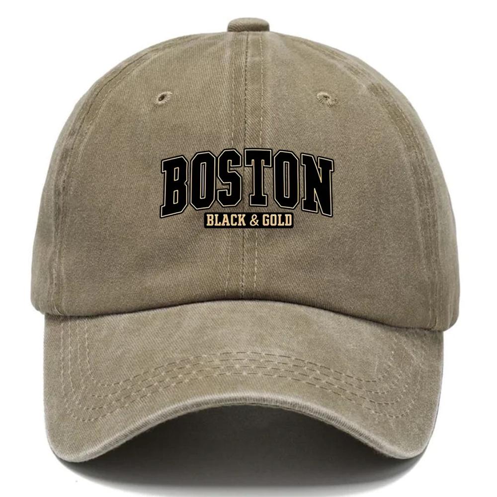 Одна кепка Boston, подходит как для мужчин, так и для женщин, с дышащим дизайном, принтом и легким материалом. Идеально