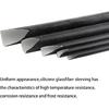 Silicone Fiberglass Sleeve Heat Shield Wire Protective High Temperature Electrical Insulation Self-extinguishing Black (3/16"- 9ft)