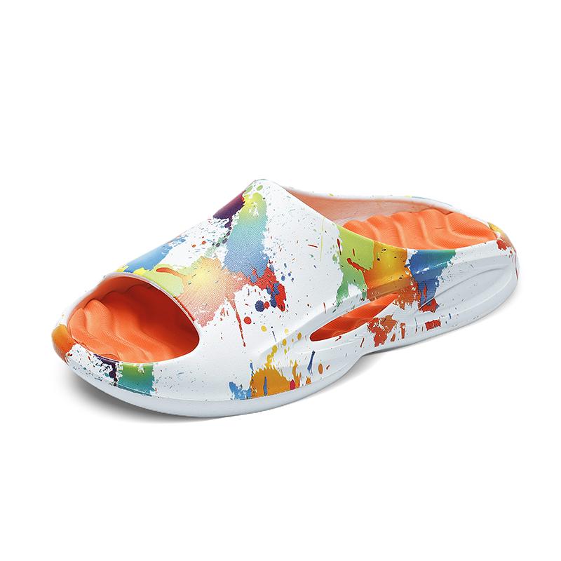 Летние нескользящие износостойкие дышащие повседневные сандалии и тапочки Модные легкие тапочки из ЭВА Пляжная обувь