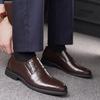 Модная обувь для мужчин, деловая, кожаная, повседневная, модельная обувь, официальная, черная, джентльменская, 39, элегантная и классическая, офисная обувь для костюма