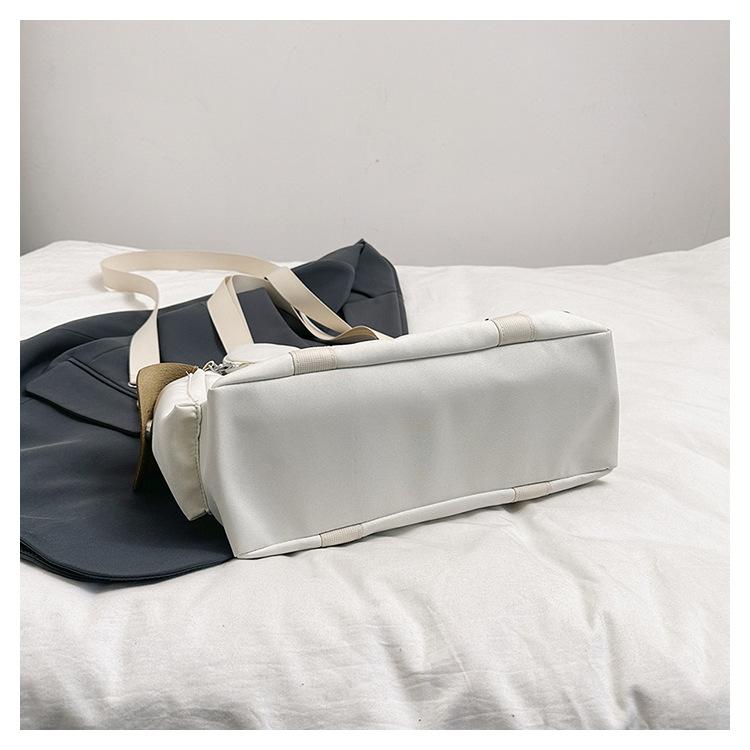 Набор дорожных сумок, легкая большая вместимость с мини-кошельком, водонепроницаемая сумка с ручкой, женские студенческие ранцы в консервативном стиле, нейлоновая сумка