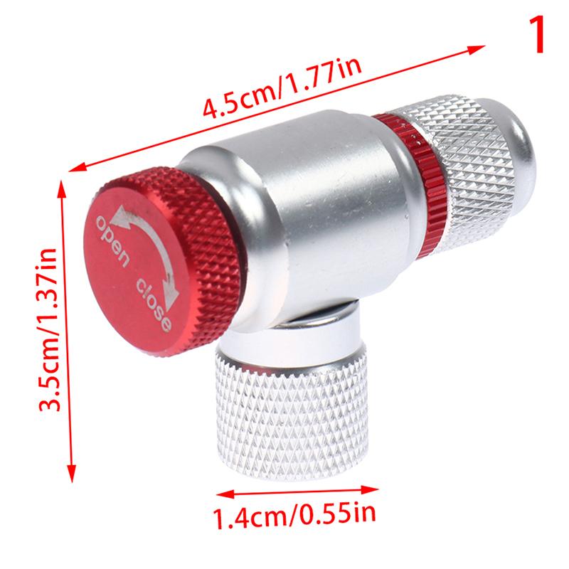 Портативный горный велосипед CO2 баллонный насос газовая форсунка быстрый адаптер головки инфлятора