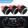 Aluminum Alloy Car Air Conditioning Knob Heat Control Switch Button Knob for Peugeot 206 207 2006-2011 for Citroen C2 2007-2011