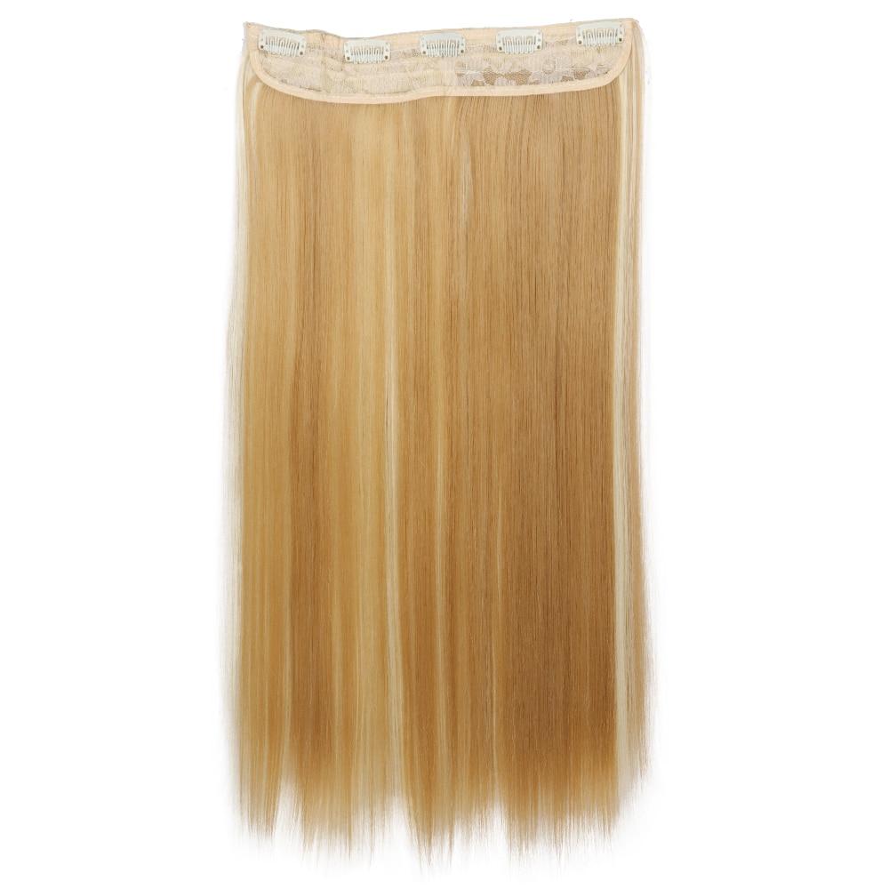 MERISIHAIR 5 зажимов для наращивания волос, синтетические длинные прямые волосы, прическа, высокотемпературное волокно, золотисто-коричневый, черный