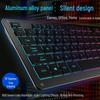 GK5 Тихая RGB-подсветка Ультратонкая Алюминиевый сплав Игровая Офисная Клавиатура