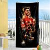 Lamine Yamal Football Player Action Beach Towel Quick-Dry Soft Microfiber Comfortable Lightweight Suitable for Swimming, Gym, Camping, Yoga Vacation