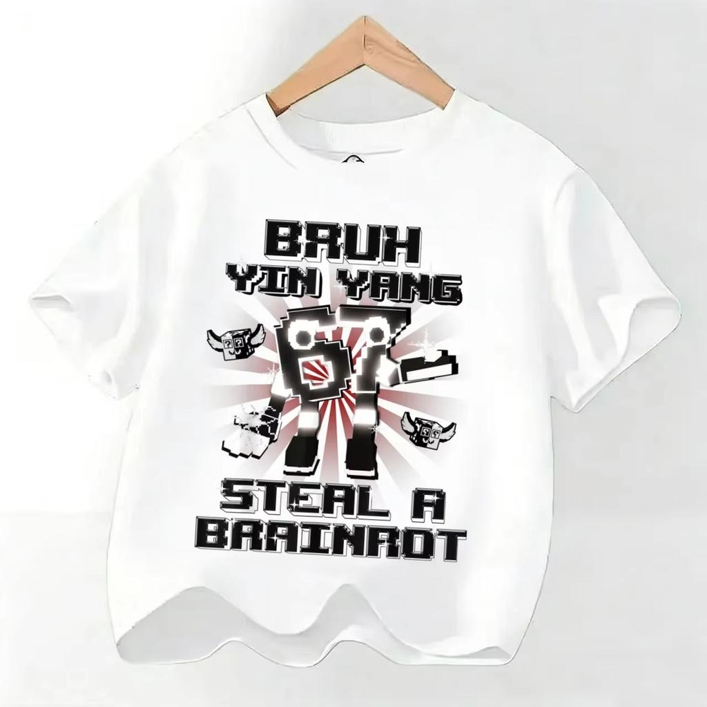 Kids 67 Themed Colorful Print TShirt Soft Cotton Fabric Breathable and Comfortable Ideal for Toddlers and Childrendf0351