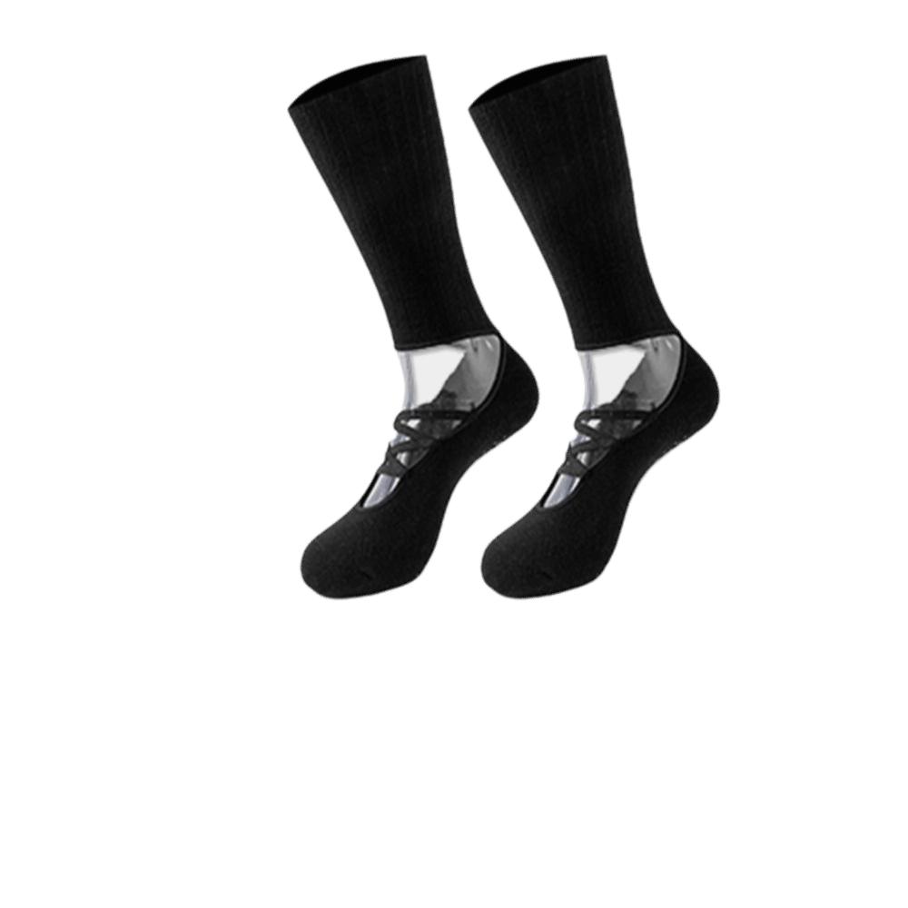 Хлопковые носки для йоги Harajuku Street с ремешками и нескользящей подошвой Новые носки для пилатеса