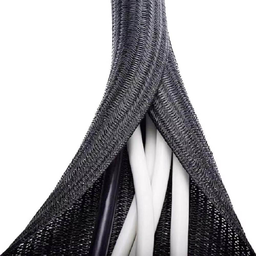 Защита для кабеля 1 м 3 м 5 м Оплетка для кабеля ПЭТ Нейлон Самозакрывающаяся оплетка для кабеля Защитная оплетка для провода Для стола ПК ТВ