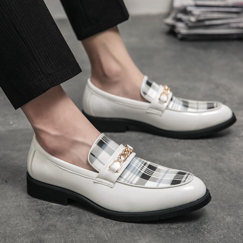 Мужские кожаные мокасины ручной работы в шотландском стиле, удобные, без застежек, на низком каблуке, британский стиль, высококачественные модные мужские туфли-броги