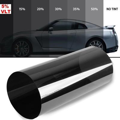 Пленка для тонировки окон автомобиля 5% 25% 50% VLT трансмиссионная пленка изоляционная легкая автомобильная домашняя анти-УФ защита от солнца наклейки наклейки 100*50 см