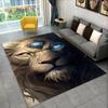 Новый 3D-коврик Dream Lion Animal, большой ковер для гостиной, спальни, дивана, коврик для украшения, детский нескользящий напольный коврик