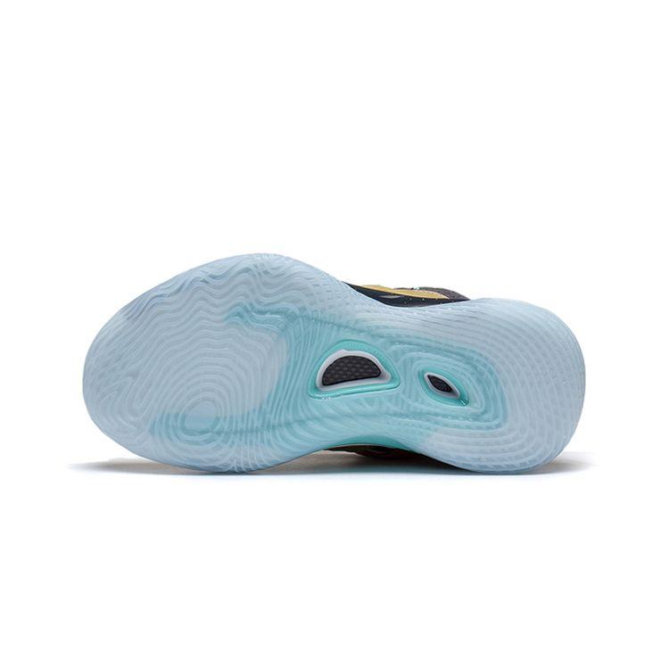 Li Ning Youth  Anti Slip Shock Absorbing Wear Resistant High Top Basketball Shoes Kids Sneakers Gold YKBS084-1